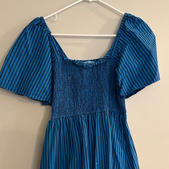 Draper James Blue Striped Dress - Picture 5 of 6